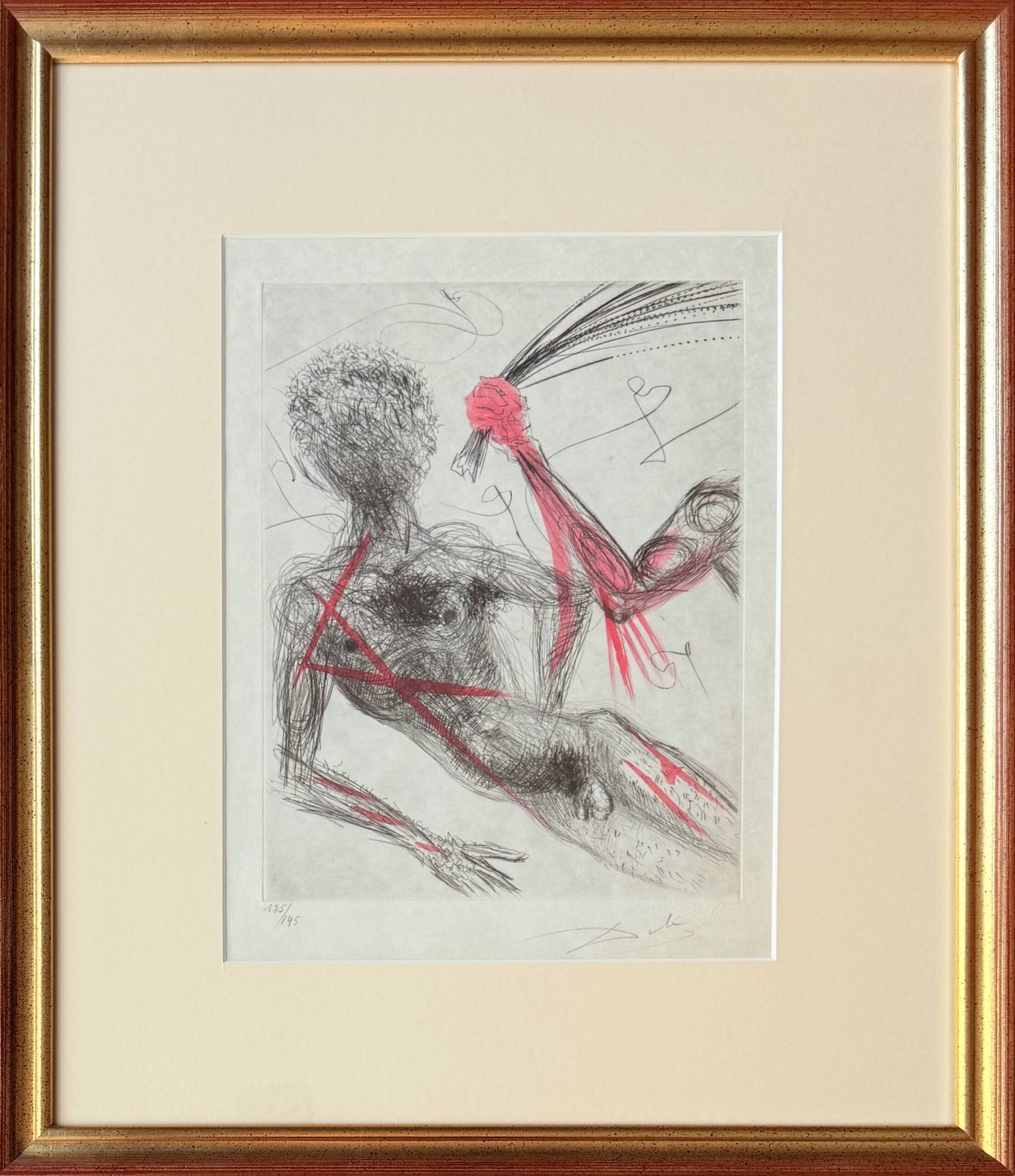 Allée des Verges (Penis Alley) by Salvador Dalí