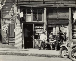 Sidewalk in Vicksburg, Mississippi by Walker Evans at Catherine Burns Fine Art