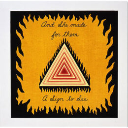 Signing the Dinner Party by Judy Chicago at Turner Carroll Gallery