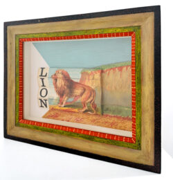 Sliced Lion by Alan Brown at Robert Fontaine Gallery