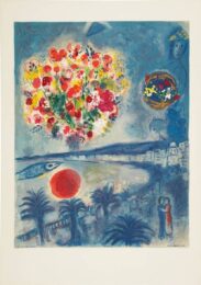 Soleil couchant (Sunset) by Marc Chagall at Epicentrum Art Gallery