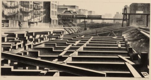 Subway Construction by Louis Lozowick at Catherine Burns Fine Art