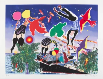 Tankerton Bay by Malcolm Morley at Lincoln Center Editions