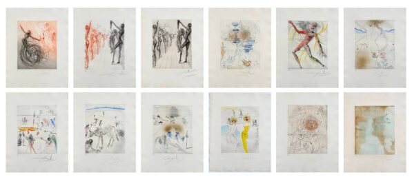 The Hippies by Salvador Dalí at Epicentrum Art Gallery