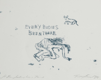 Tracey Emin Every Bodies Been There Rare Printers Proof by Tracey Emin at Clifton Gallery