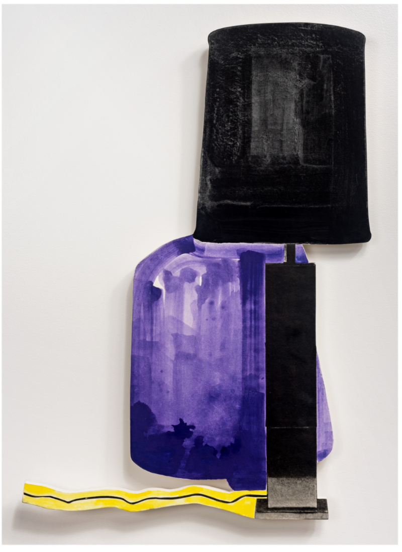 Table Lamp and its Shadow A & G by John Baldessari