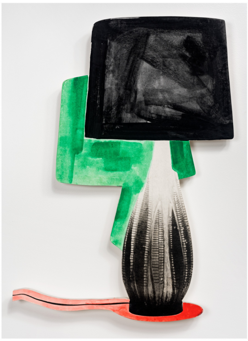 Table Lamp and its Shadow B & H by John Baldessari