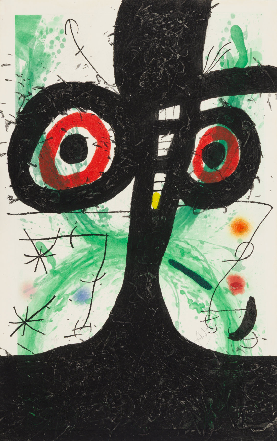 The Old Irishman by Joan Miro