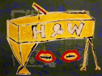 Untitled (H&W Yellow) by Gareth Maguire at Flatbed Press and Gallery