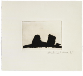 Videy Afangar #2 by Richard Serra at Gemini G.E.L. at Joni Moisant Weyl