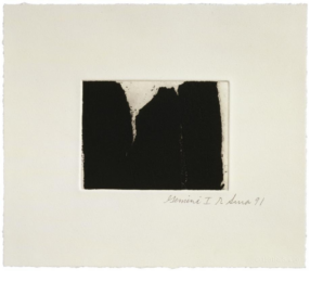 Videy Afangar #4 by Richard Serra at Gemini G.E.L. at Joni Moisant Weyl