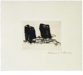 Videy Afangar #6 by Richard Serra at Gemini G.E.L. at Joni Moisant Weyl