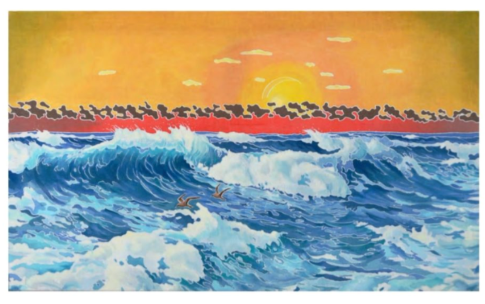 Windchop no 3 by Adam de Boer