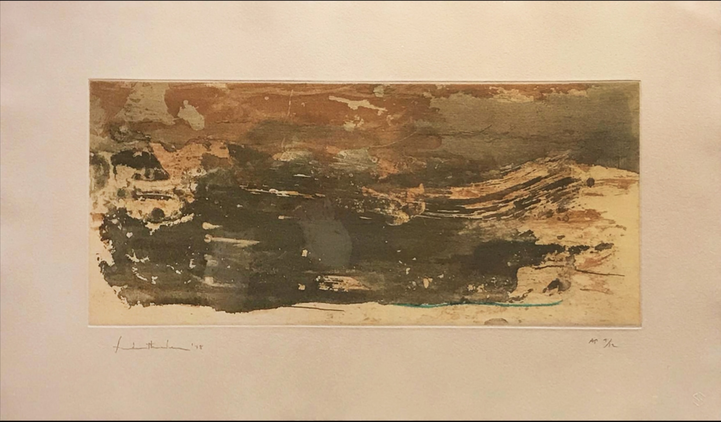 Earth Slice by Helen Frankenthaler