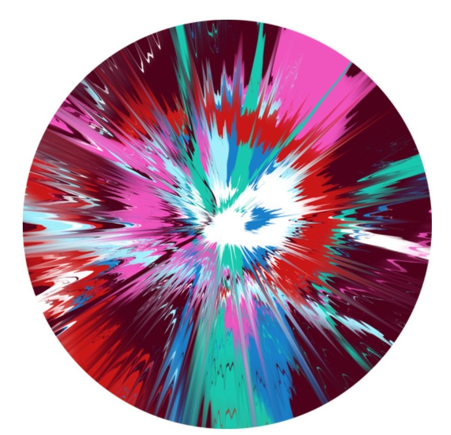 Vapor Painting by Damien Hirst