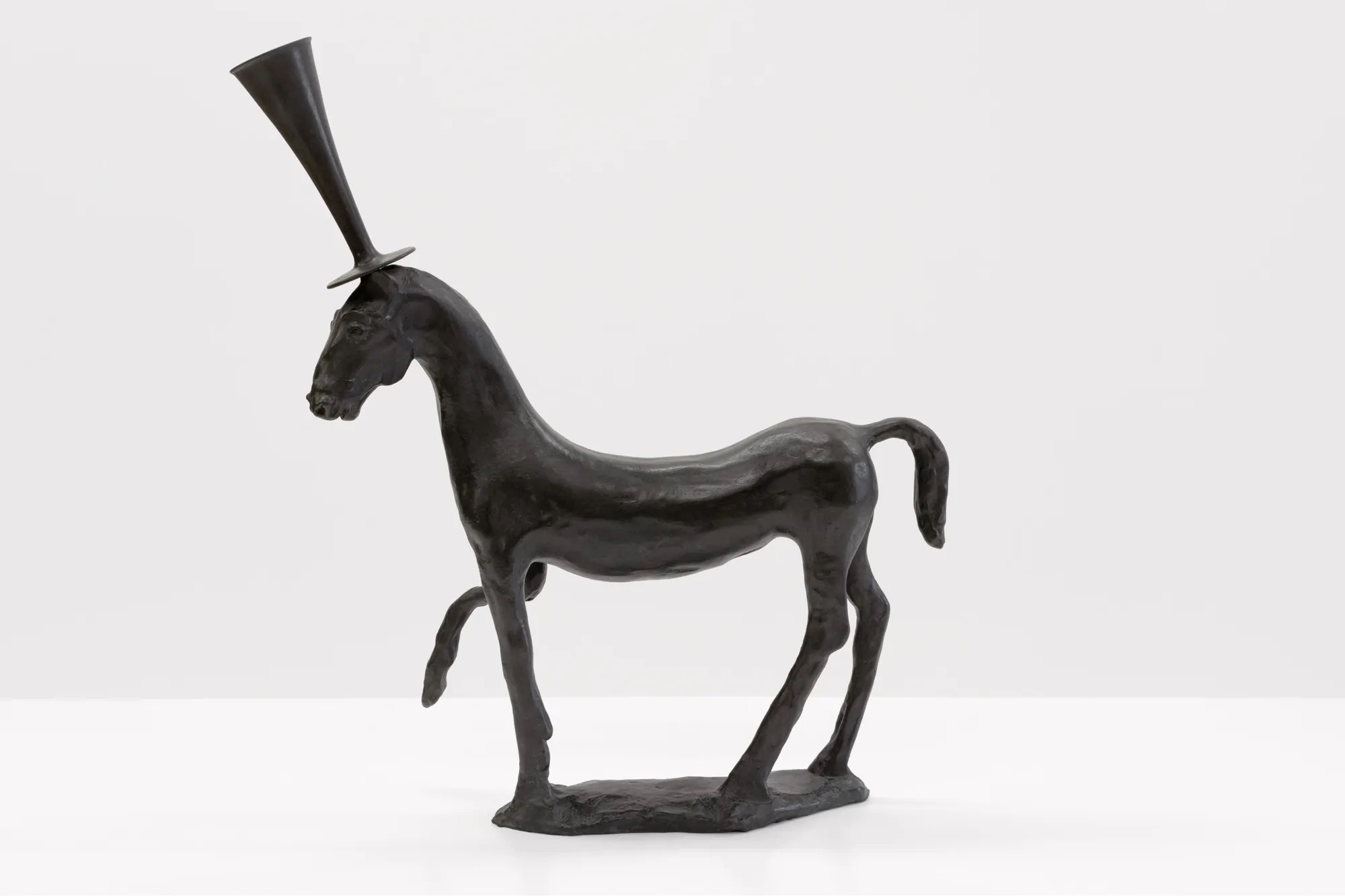 Horse With Listening Trumpet by Barry Flanagan