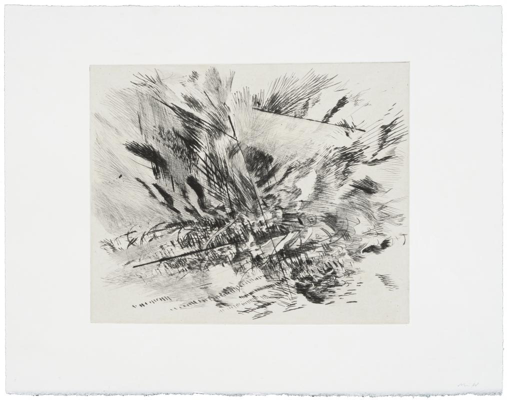 Untitled (Grey Area) by Julie Mehretu