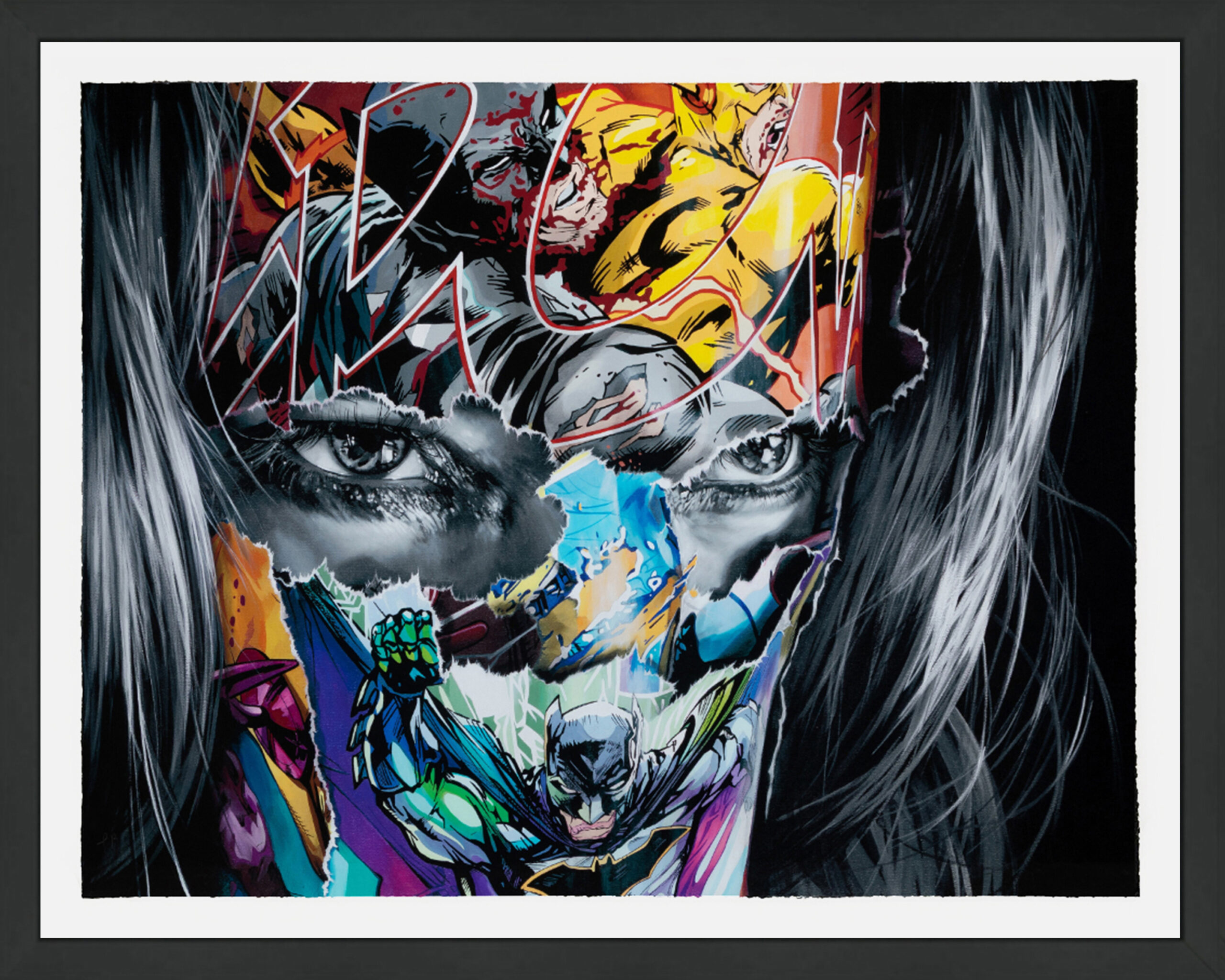La Cage Et Le Grondement Du Tonnerre (framed, hand signed print) by Sandra Chevrier