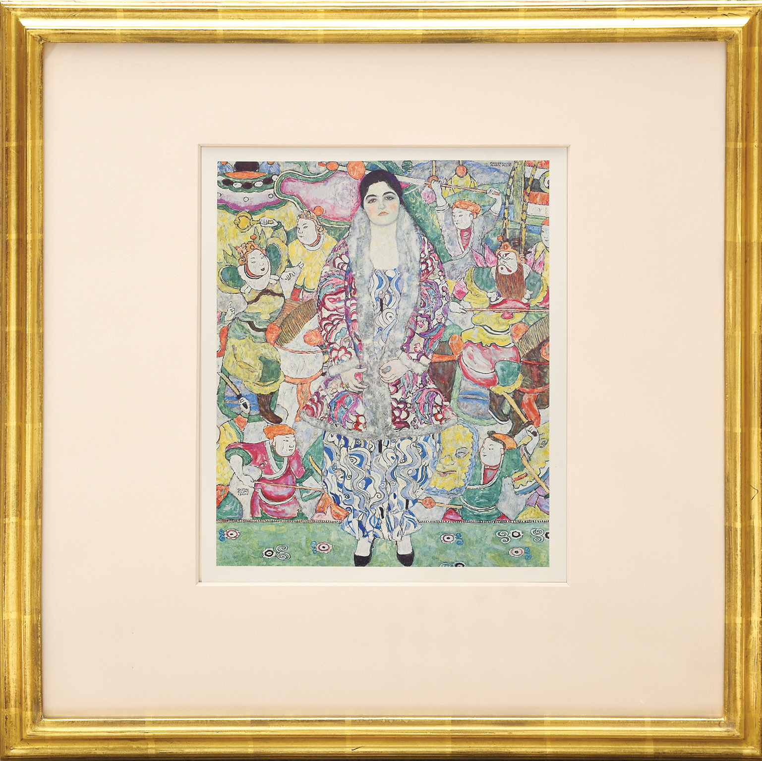 Bildnis Friederike Maria Beer. by Gustav Klimt