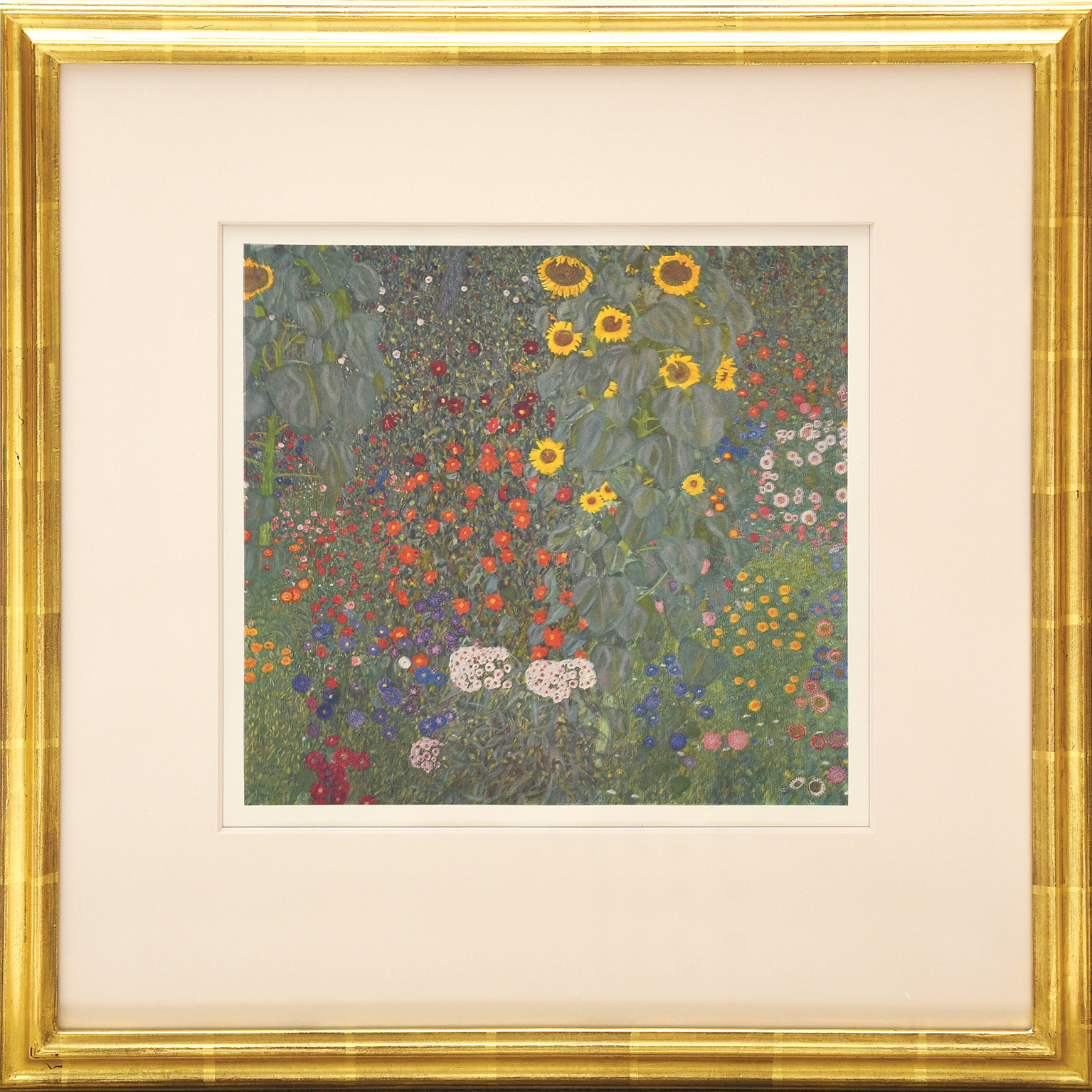 Sonnenblumen. by Gustav Klimt