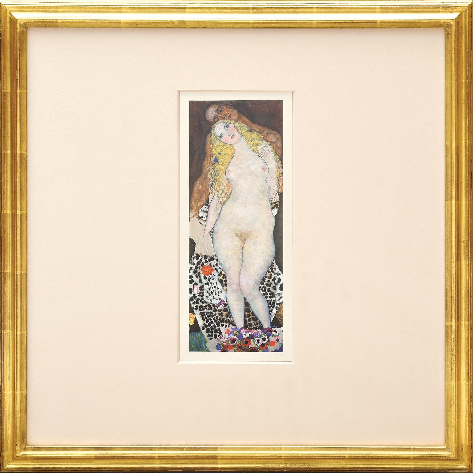 Adam und Eva (unvollendet). by Gustav Klimt