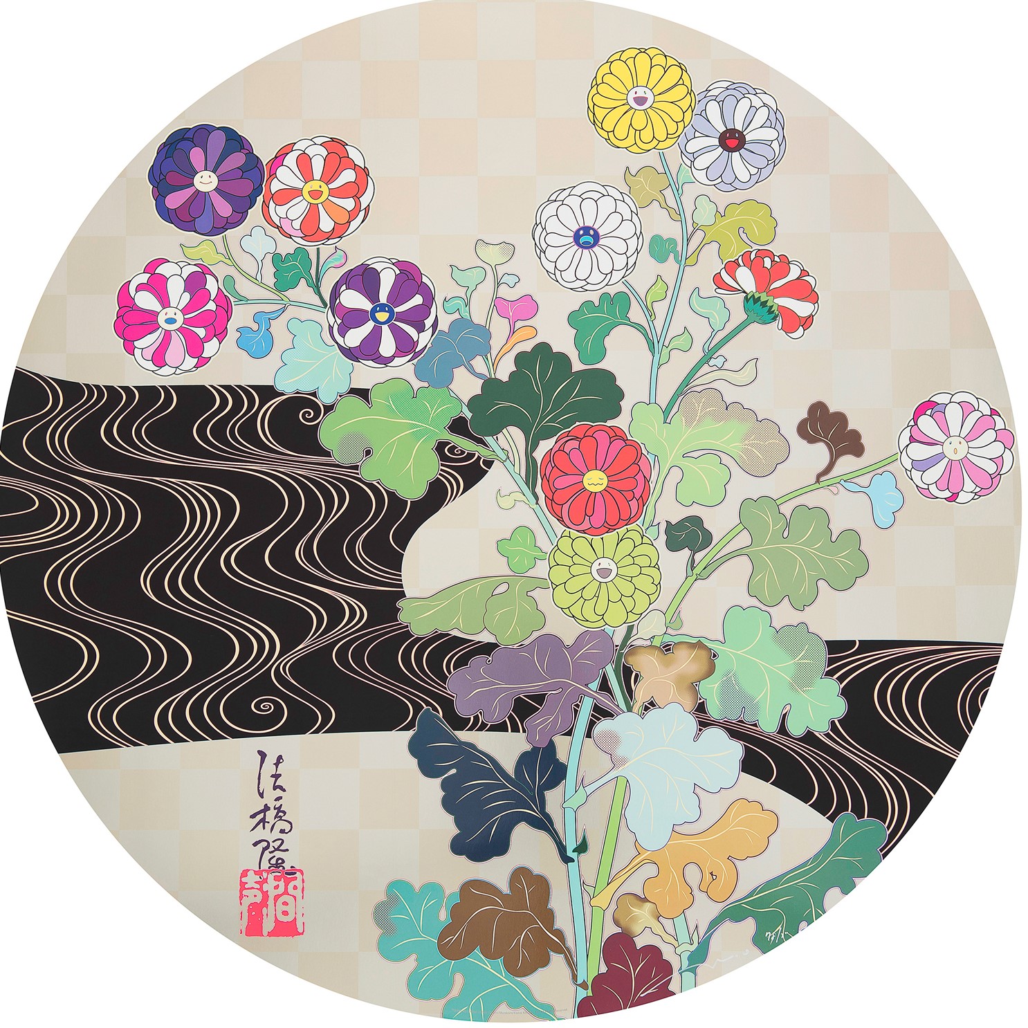 Kansei Korin Gold by Takashi Murakami