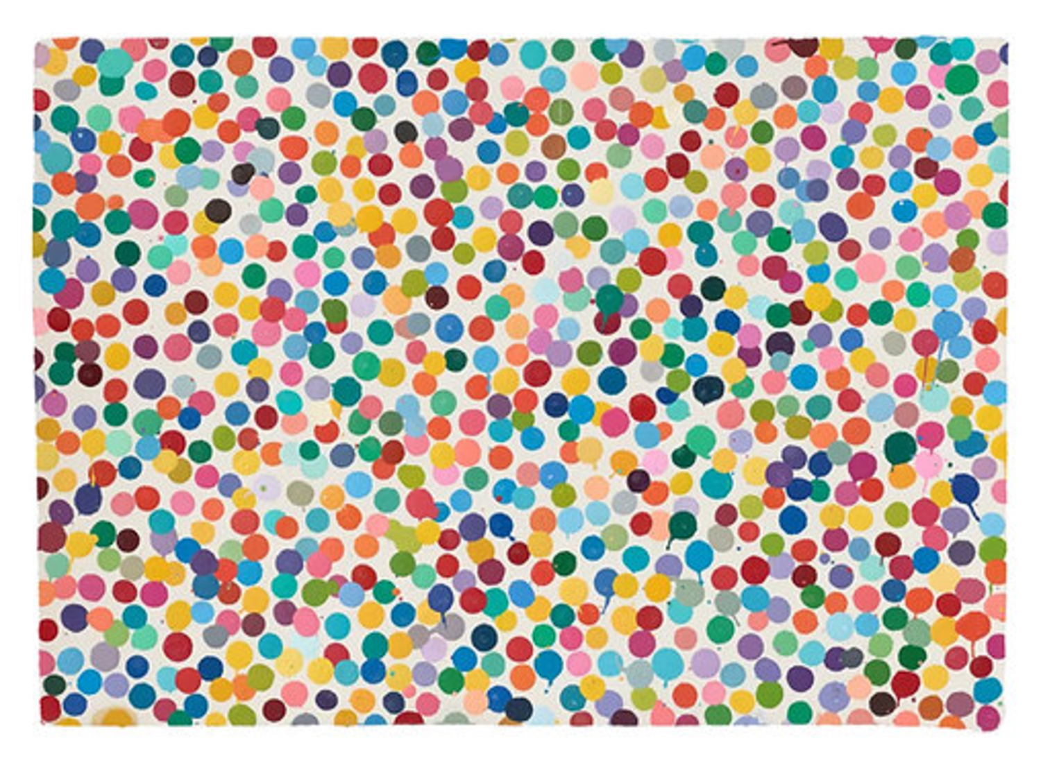 Damien Hirst The Currency Unique Painting by Damien Hirst