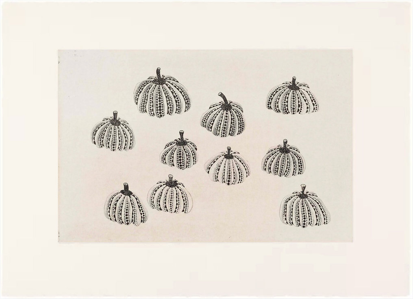 Yayoi Kusama Pumpkin Army by Yayoi Kusama