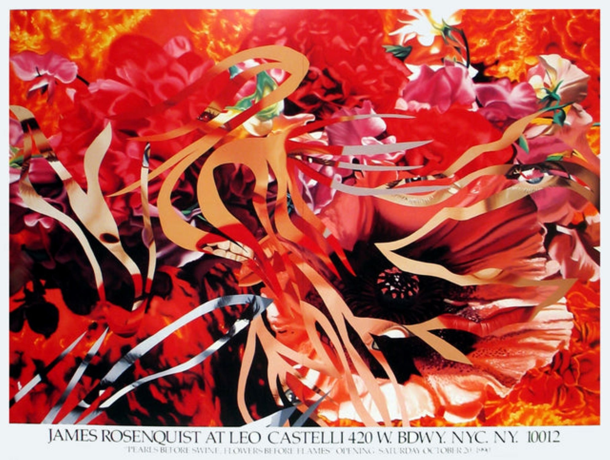 Pearls Before Swine, Flowers before Flames by James Rosenquist
