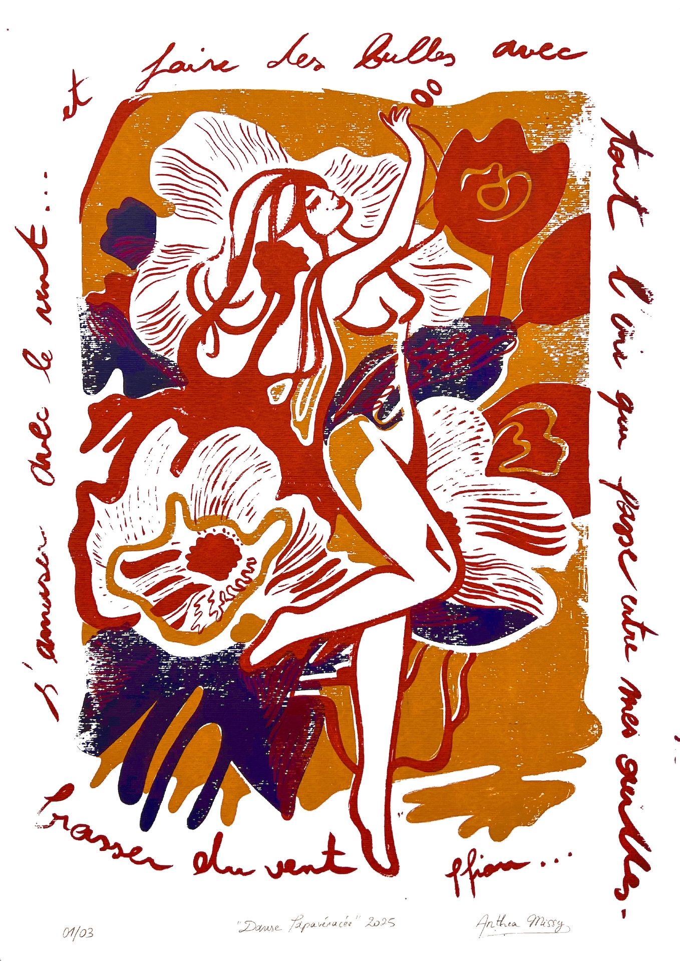 Danse Papavéracée by Anthea Missy