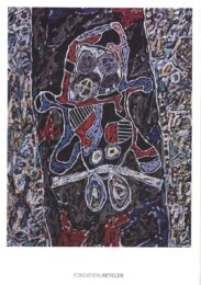 Automobile a la route noire by Jean Dubuffet at Dovehouse Contemporary