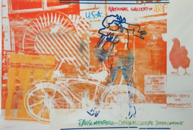Bicycle, National Gallery by Robert Rauschenberg at Dovehouse Contemporary