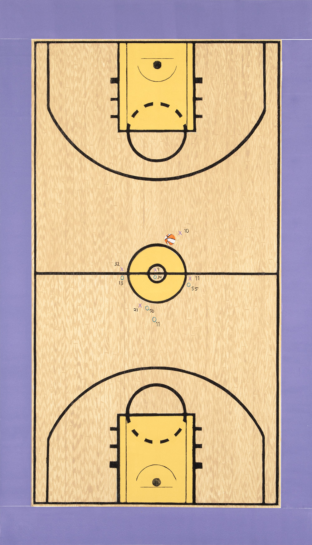 June 21, 1997, The first WNBA game’s Tip off, Los Angeles Sparks vs. New York Liberty by Brooke Stewart