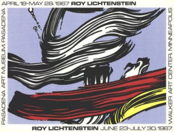 Brushstrokes at Pasadena Art Museum by Roy Lichtenstein at Dovehouse Contemporary