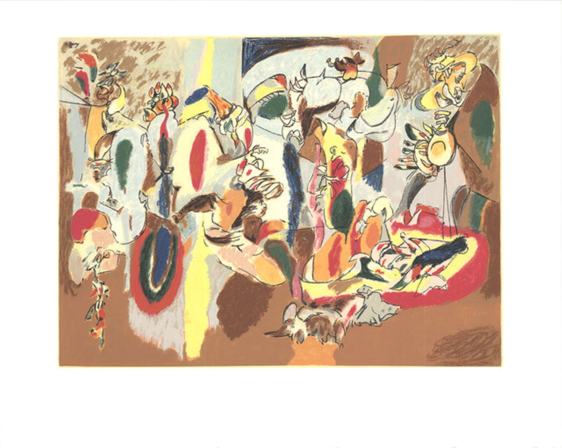 The Liver is the Cock’s Comb by Arshile Gorky