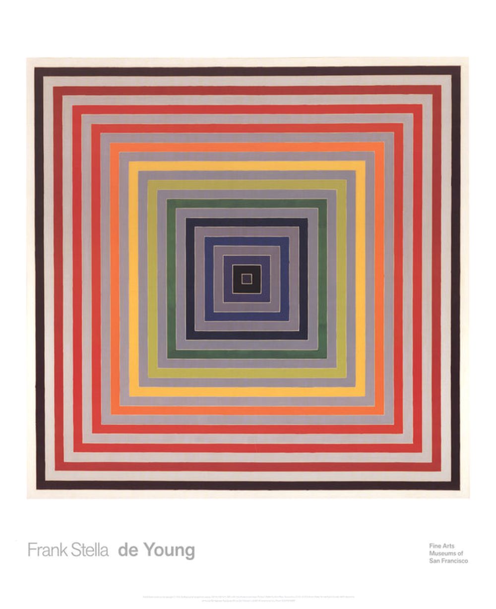 Letter on the Blind II by Frank Stella