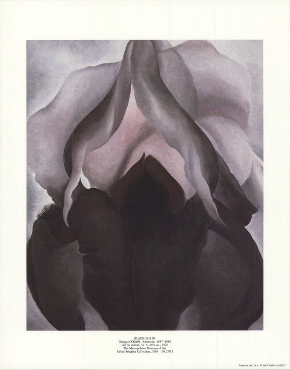 Black Iris III by Georges O'Keeffe