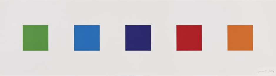 Color Squares 1 by Ellsworth Kelly at Gemini G.E.L. at Joni Moisant Weyl