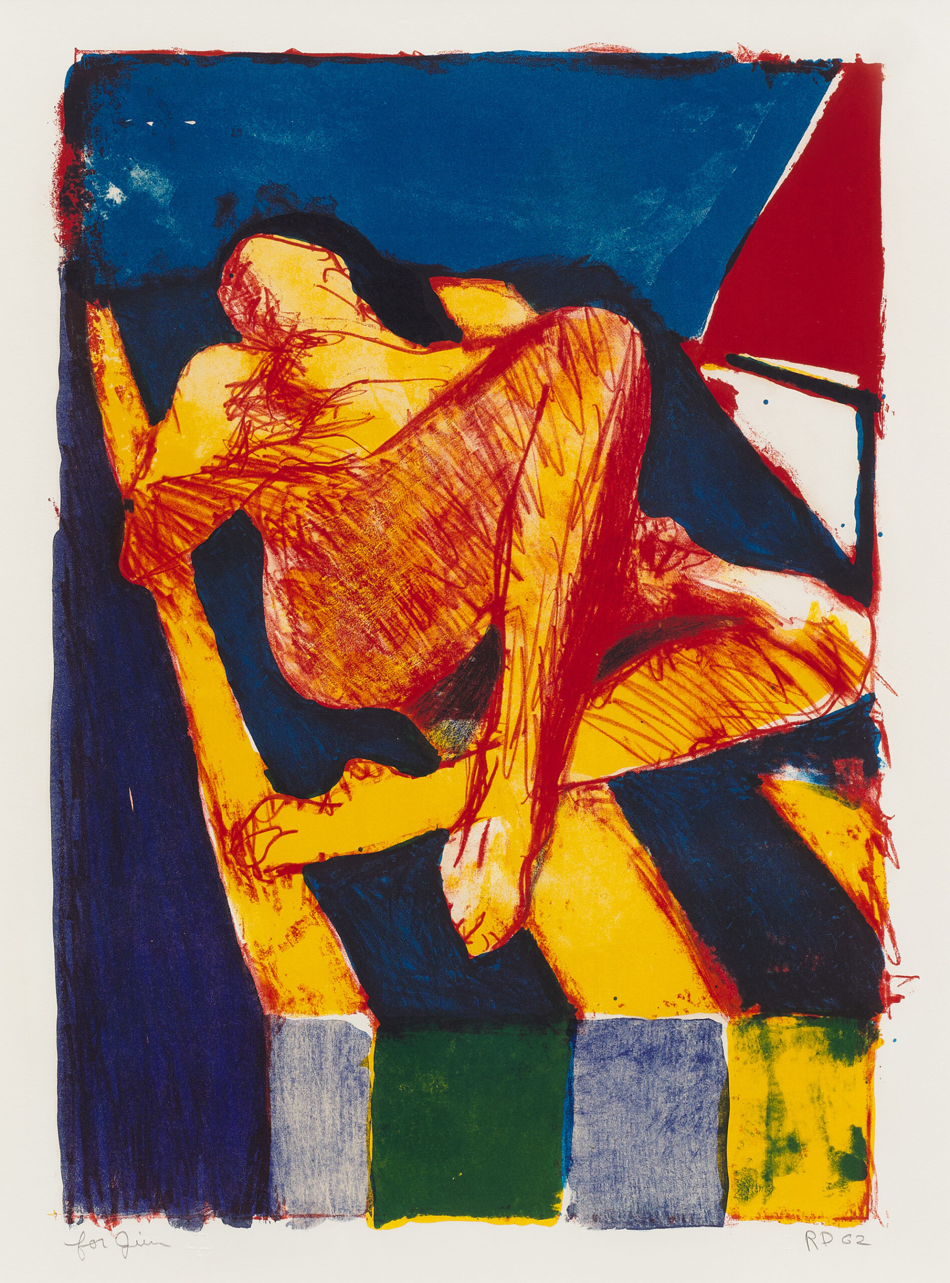 Reclining Figure II by Richard Diebenkorn