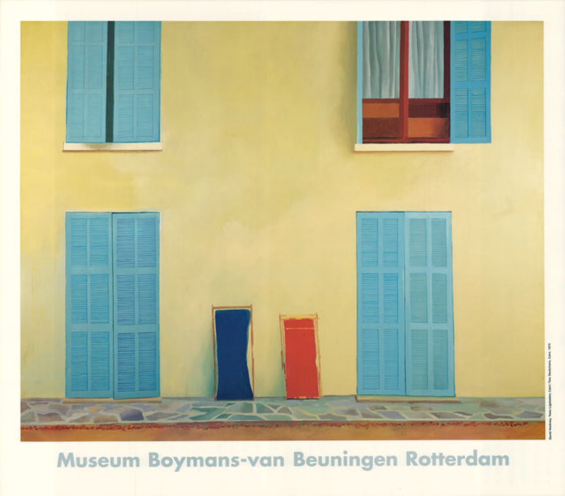 Two Deckchairs, Calvi by David Hockney