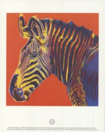 Endangered Species: Grevy’s Zebra by Andy Warhol at Dovehouse Contemporary