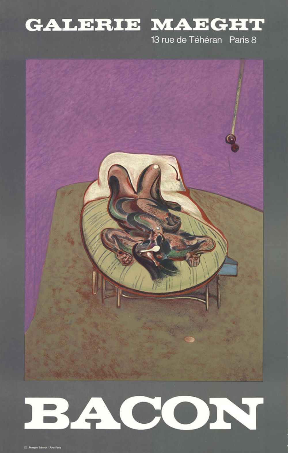 Personnage Couche by Francis Bacon