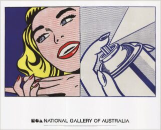 Girl and Spray Can by Roy Lichtenstein at Dovehouse Contemporary
