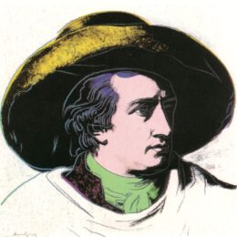 Goethe Green and Yellow by Andy Warhol at Dovehouse Contemporary