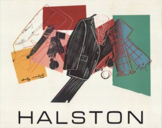 Halston Advertising Campaign Poster by Andy Warhol at Dovehouse Contemporary