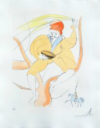 Hanasakaji san (The old man who made trees blossom) by Salvador Dalí at Epicentrum Art Gallery