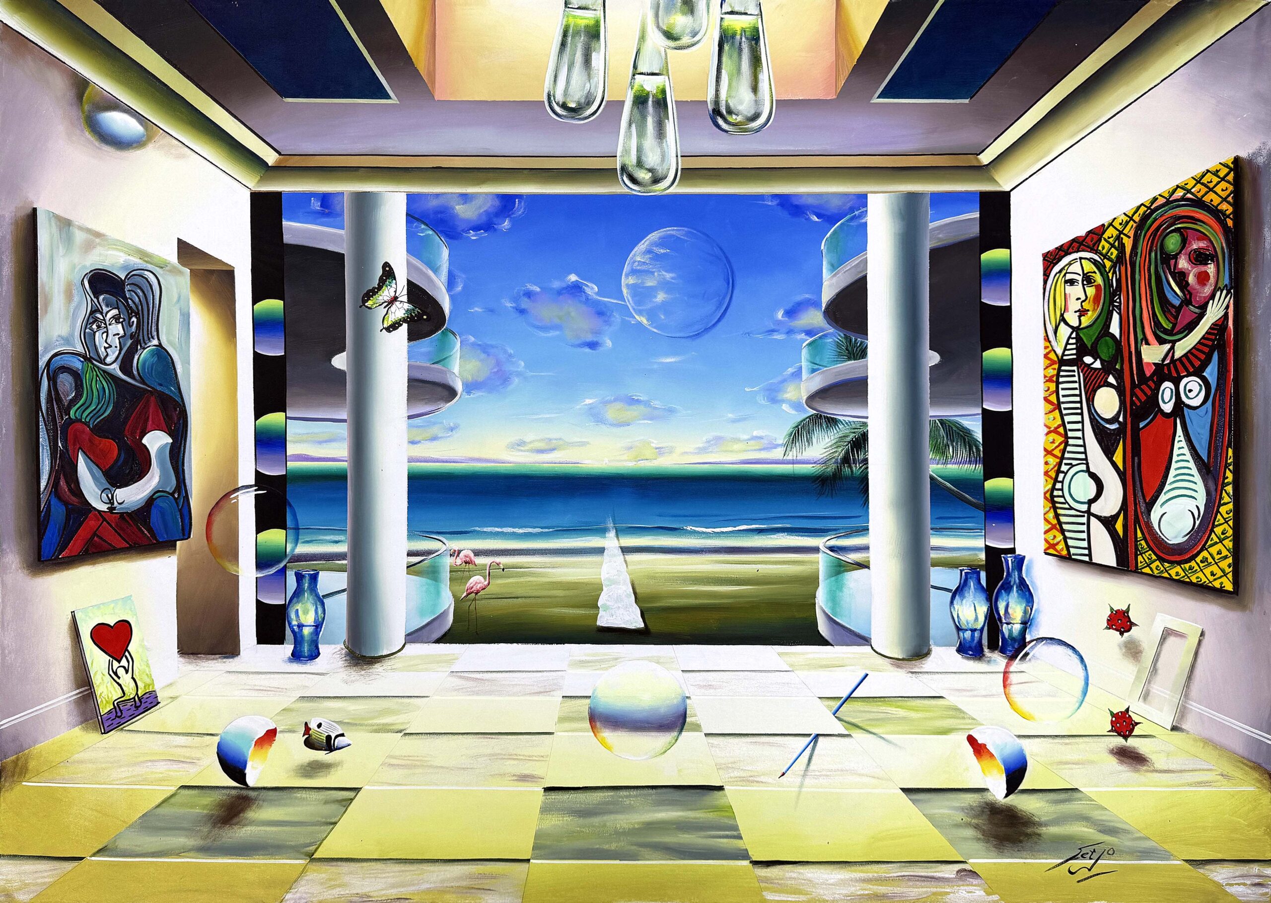 Homage to Picasso by Ferjo