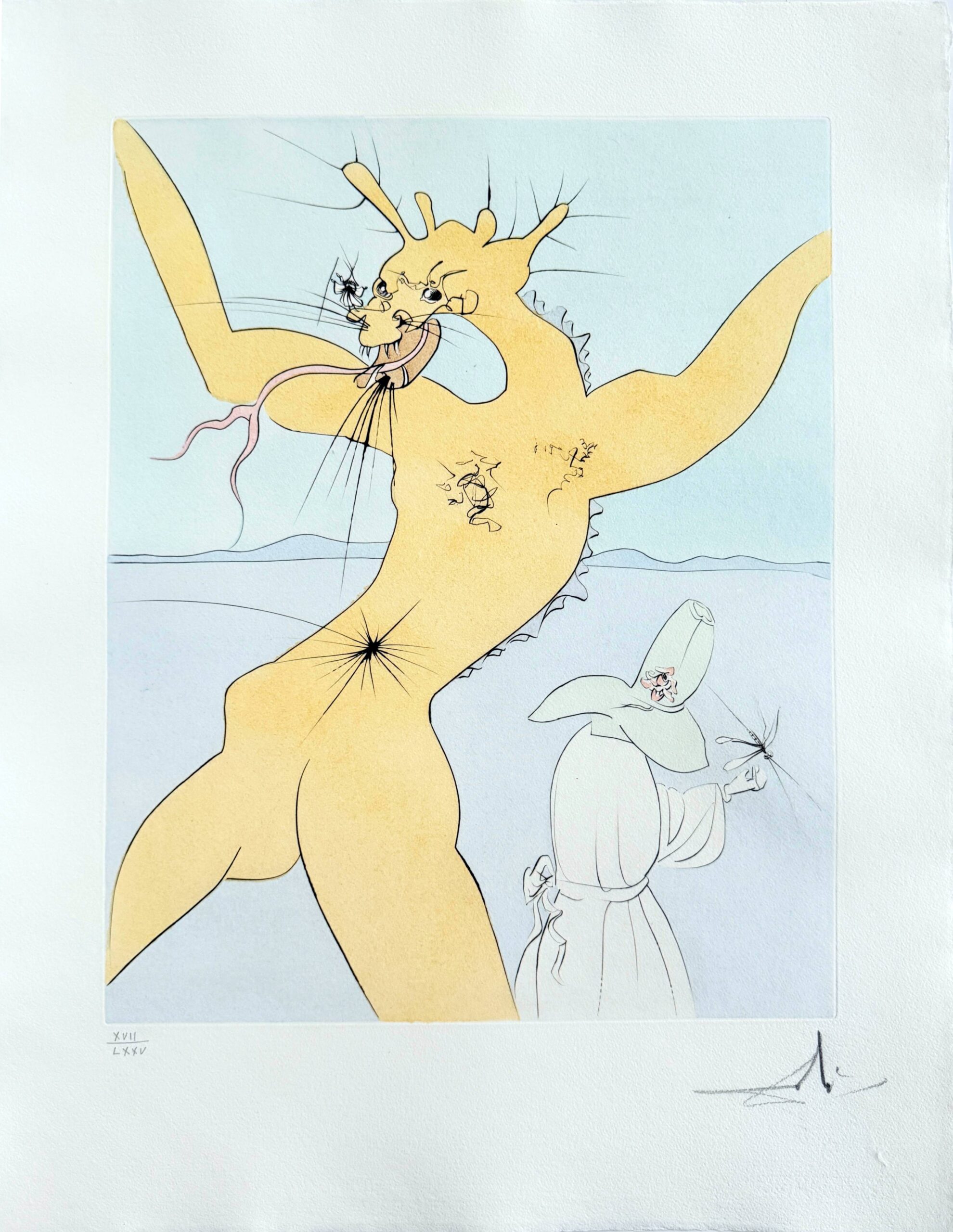 Shunboshi (Little one-inch) by Salvador Dalí