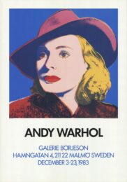 Ingrid with Hat by Andy Warhol at Dovehouse Contemporary