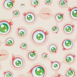Jellyfish Eyes Cream by Takashi Murakami at Galerie Raphael